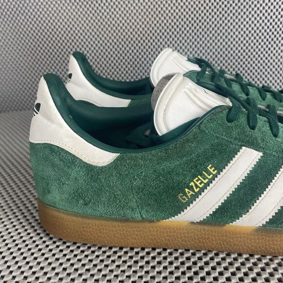 Adidas Gazelle Men Size 13 Green Suede Low Top Lace Up 029002 - Picture 7 of 14